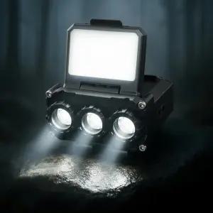 이하니 충전식 LED 헤드 랜턴 캡라이트 등산 낚시 안전모 해루질 등산용 작업용 센서