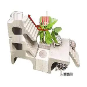 터틀 애완 집 은신처 쉼터 거북이 돌 육지 사암 숨숨집 수조 꾸미기