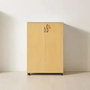 H61210 3단 도어 잠금 수납장 800 2colors