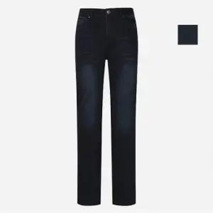 공용 엠보워싱 기모 슬림 데님팬츠  NQI606)