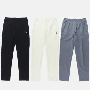 공용 슬림핏 트리코트 본딩 기모 트랙 팬츠 QP423EFPO1