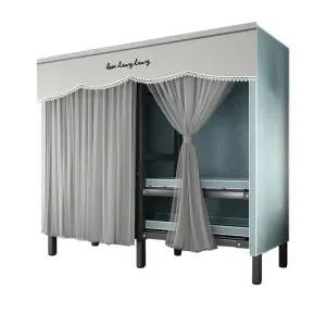 커튼형행거 원룸 접이식 커튼형 조립식 옷장 행거 자취방 커튼