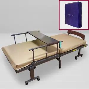 라꾸라꾸 가정용 전동 요양원 환자용 접이식 링거대 병원베드 보관커버 포함