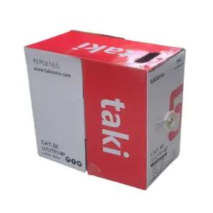 그레이 랜선 CAT5E 300M 박스 랜케이블 UTP 공사 연결 연장 RJ45 인터넷선 네트워크 타키오닉스