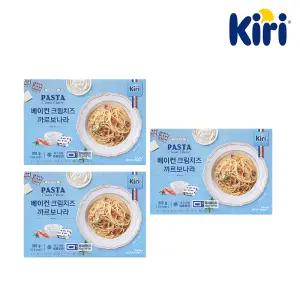 끼리 파스타 베이컨 크림치즈 까르보나라 3팩