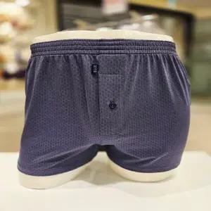 엘르이너웨어 25FW 체크자가드 남성 트렁크 EEMTK721 NV