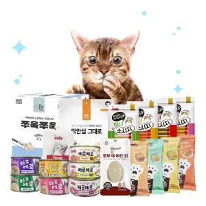 펫더맨 고양이간식 추르 닭가슴살 캔 아기 길냥이 육포 사료 간식 모음