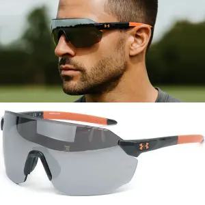 스포츠 선글라스 실버 미러 야구 골프 방풍 고글 UA HALFTIME KB7QI