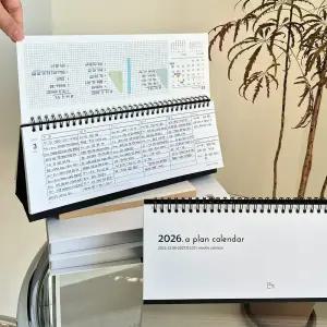 2026 모뉴 어플랜 캘린더 주력 (위클리달력 일주일 주간 계획 탁상 업무 메모 스케줄 사무실 학교)