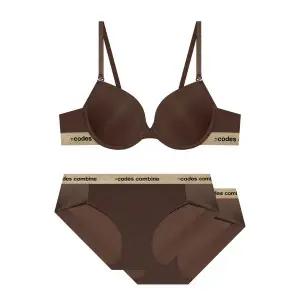 갤러리아 코데즈컴바인[여]*팬티2장* 베이직 브라 햄팬티(CEWBR961BR/CEWBP961BR)