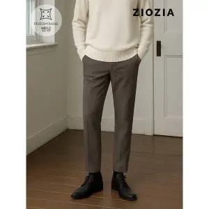 [지오지아] 테이퍼드 핏 하프 허리밴딩 슬랙스 (ABD4PP1103)