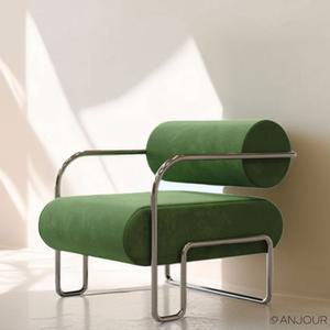 라운지 체어 1인용 미니멀 안락 디자이너 의자 팔걸이