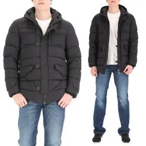 로고 플레이트 PI004ULE 12456Z 9300  남성 후드 구스다운 패딩 자켓 점퍼