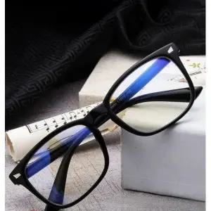 스마트 안경테 줌 돋보기 원거리 블루라이트차단 독서경 도수조절 광택 블랙 노안100도