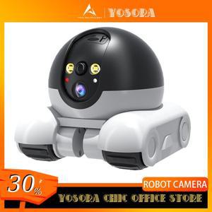 듀얼 렌즈 로봇 카메라 스크린 모니터링 전방위 보기 긴 배터리 수명  모바일 워킹