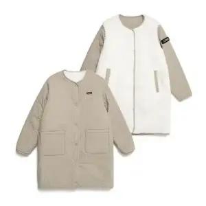 [내셔널지오그래픽]N224WFJ130 여성 웨이젤라 리버시블 롱기장 플리스 집업