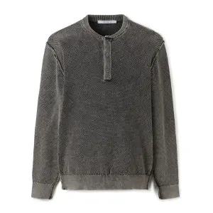 [시리즈](강남점)[series;] 헨리넥 다잉 니트 (SAWAW24021BRD)