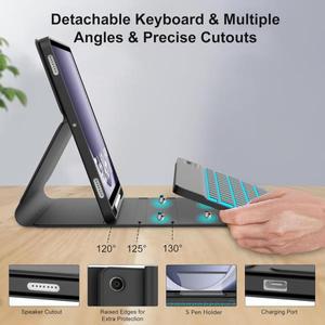 삼성 갤럭시 탭 A9 플러스 11인치 케이스용, SM-X210/X216/X218용 키보드