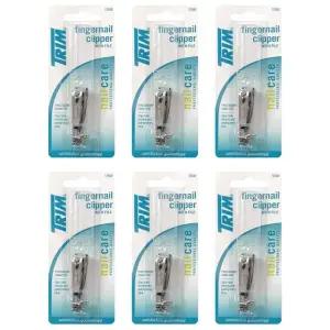 트림 파일이 네일케어 6개팩 클립퍼 품목번호 손톱깎이 스틸 12500