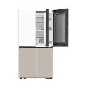 삼성전자 비스포크 AI 하이브리드 RM80F91L1XJ 냉장고 875L 화이트 베이지