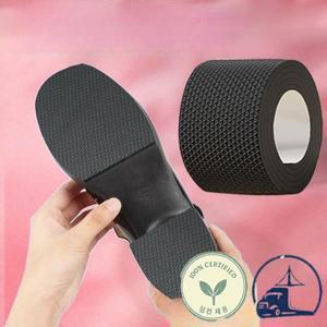 1롤 두꺼운 미끄럼 방지 내마모성 신발 밑창 스티커 - 더 조용하고 소음 차단이 되는 굽 보호용