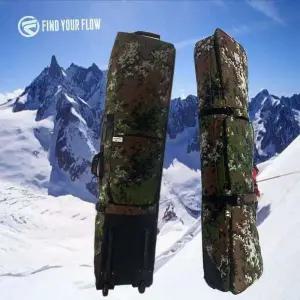 스키 휠백 방수 가방 보드 퍼플 대용량 바퀴달린 스노우보드