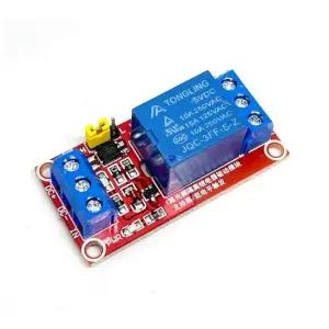 아두이노 5V 1채널 릴레이모듈 10A 트리거 조절  HAM4312) 0V 100V 10A 매립형 DC볼트암페어미터