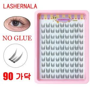1+1 Lashernala 속눈썹나라 180가닥  속눈썹연장 노글루속눈썹 눈썹연장 가닥속눈썹