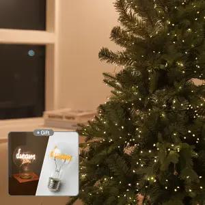 노바 LED 지네 전구 300구 (9M) 크리스마스 트리 오너먼트 USB형 인테리어 조명