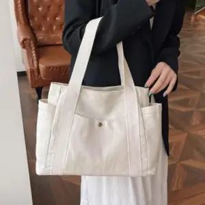 [라일리] Rly 캔버스백 빅 튼튼한 가방 쇼퍼백 지퍼 캔버스 무