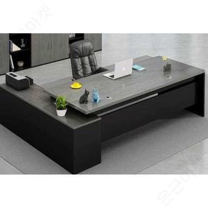 사무실 중역 책상 CEO책상 업무용 임원실 1 140x60 참나무 회색