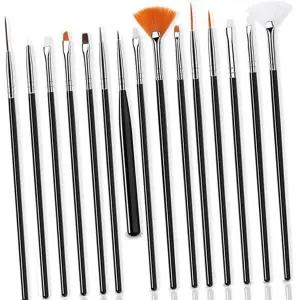 [하프클럽/]디자인네일도구 페디큐어 패턴 부드러운모 다양한구성 셀프네