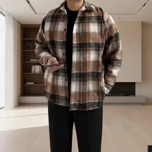 [노멀쉐이크][2PACK] 비비오 양털 모직 체크 남방 6color 두꺼운 오버핏 겨울