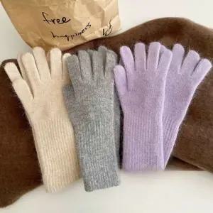 여성 울혼방 니트 롱 장갑 방한 장목 겨울장갑 4컬러