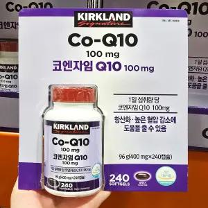 커클랜드 코엔자임 큐텐 400mg x 240캡슐 코스트코 코큐텐