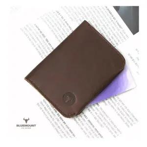 BM91 빈티지한 가죽 카드지갑 명함 남성 반지갑 패션 빈티지한지갑