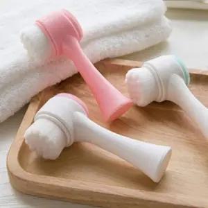 [하프클럽/]모공브러쉬 얼굴 피지 세안 실리콘브러쉬 버블 클린징 양면브러