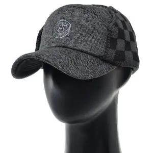 [플릭앤플록]CAO003.니트 귀도리 중년남성 캡모자 겨울 귀달이 방한 파크골프 모자_P409420397