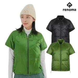 레노마 골프 여성 반팔 다운 경량 스트링 점퍼 RWDJM 8301
