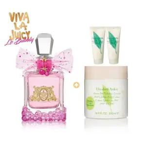 [엘리자베스아덴][쥬시꾸뛰르]비바라쥬시 르 버블리 EDP 100ml스페셜세트(+그린티피스타치오바디크림 증정)