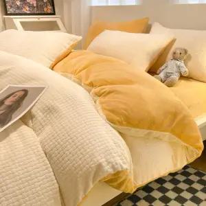 ssy 정전기방지 이불커버 가볍고 따뜻한이불 항균 겨울 차렵 이불 순면 사게절 싱글 침대