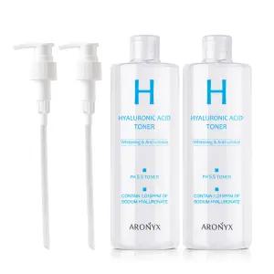 [아로닉스] 히알루론산 대용량 토너 500mlx2 +전용 펌프x2