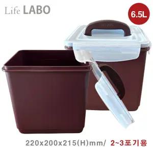 Life LABO 더 튼튼한 김치통 6.5L 원핸들 (2~3포기용)