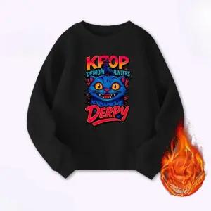 케이팝 데몬헌터스 맨투맨 티셔츠 후드티 더피 호랑이 플리스 오버핏 긴팔 겨울 기모 맨투맨