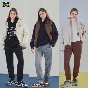 [MICHIGAN] 미시건대학교 25FW 여성 융기모 본딩팬츠 3종