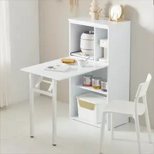 방친구 폴딩식 접이식 식탁 마우 2인용 공간활용형 테이블