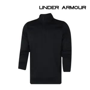 언더아머 긴팔티셔츠 아머 플리스1/4 집업 남성 블랙 1373358-001