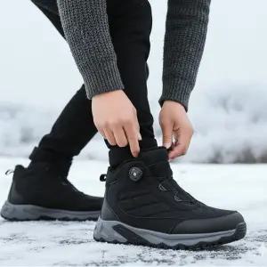 남여공용 겨울 다이얼 방한화 패딩 운동화 트레킹화 하이탑 기모 털 워킹화 라이더 오토바이 배달 남성 여성