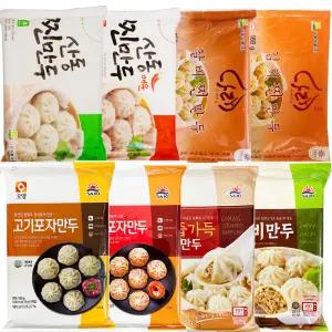 산동만두 김치 매운 고기 갈비 포자 찐 만두 냉동 매점 편의점 전자레인지 8종 골라담기