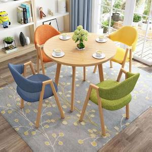 테이블세트 원형 대기실 4인용 카페 로비 탁자 의자 휴게실